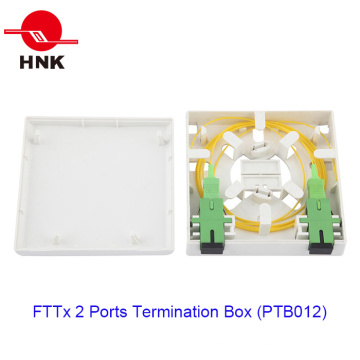 FTTH 86 Tipo 2 puertos de fibra óptica caja de terminación de cable (PTB086)